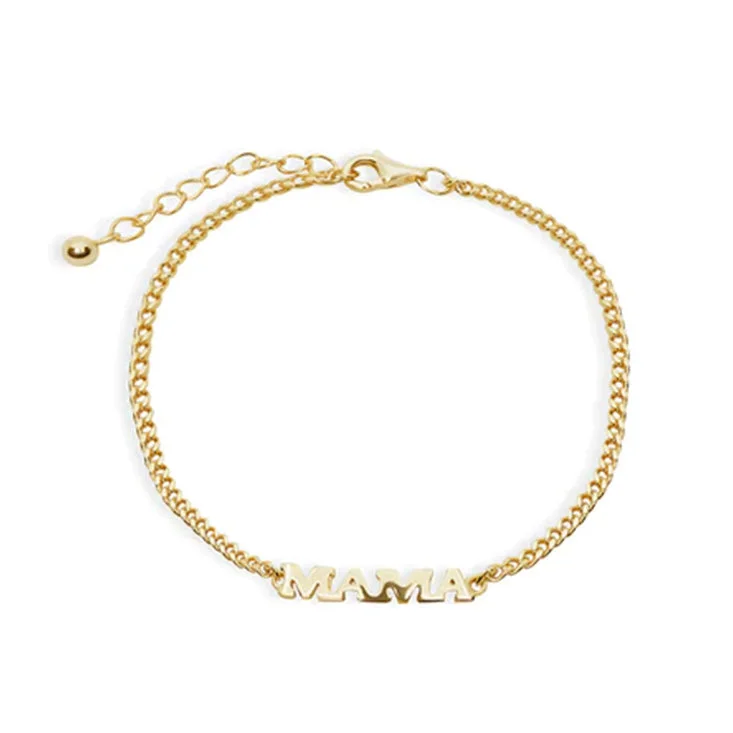 women art deco bracelets -THE MAMA LINK BRACELET