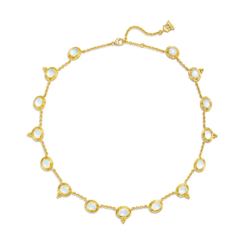 women gold plated necklaces -18K Cosima Necklace