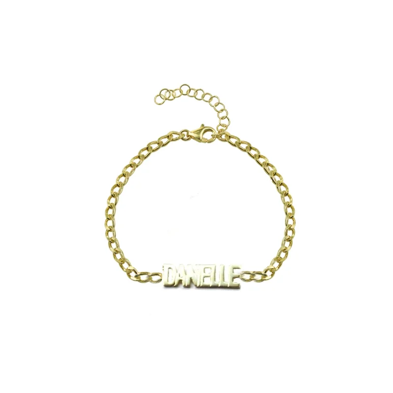 women adjustable bangles -THE MINI CURB BRACELET