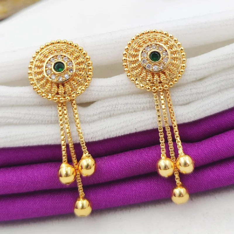 women antique earrings -Fancyla Gold Plated Dangler Earrings