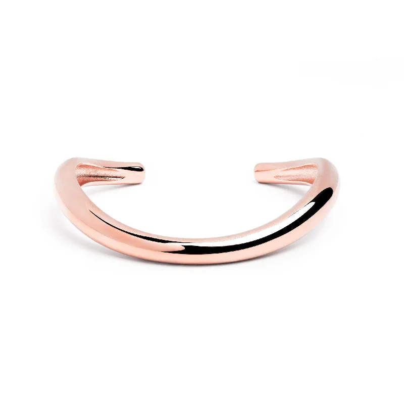 women engraved bracelets -Brisa Rose Gold Bracelet