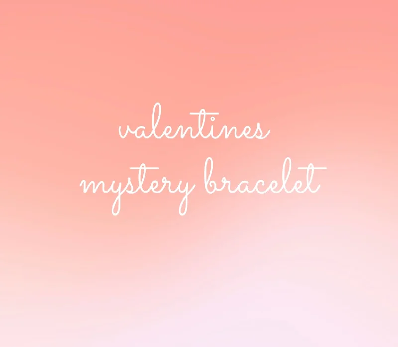 women beaded bracelets -Valentines Mystery Bracelet