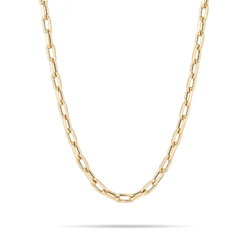 women elegant necklaces -5.3mm Italian Chain Link Necklace