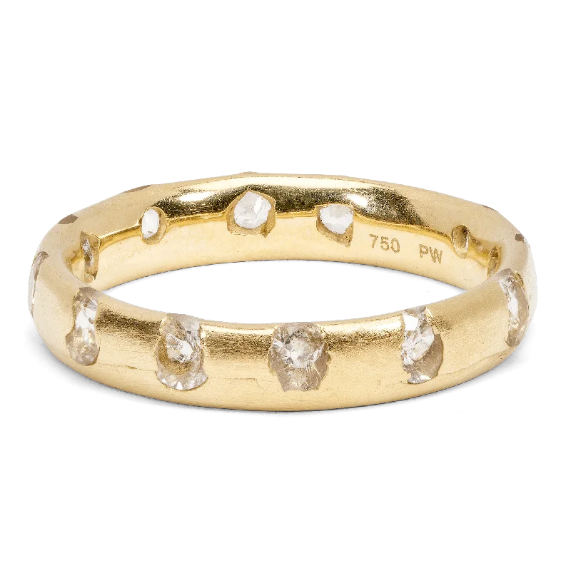 women diamond solitaire rings -White Celeste Ring - Size 6.5 - 8581