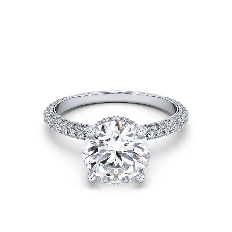 women men’s engagement rings -1.50 Carat F Color Vs2 Certified Engagement Ring