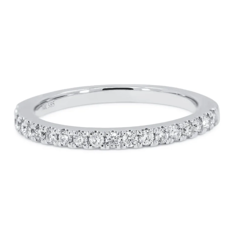 women white gold engagement rings -14K White Gold,white Diamond Ring