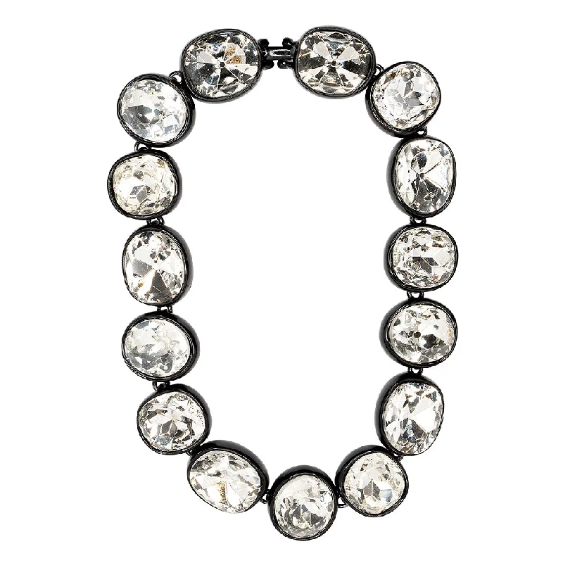 women sapphire necklaces -Crystal Headlight Necklace