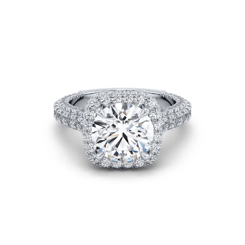 women simple engagement rings -Certified 2 Carat F Color Vs2 In Clarity Engagement Ring