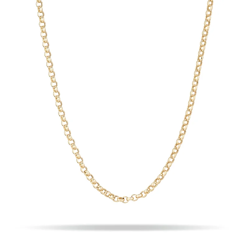 women birthstone necklaces -Rolo Chain Necklace