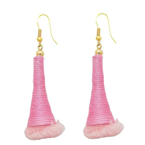 women trendy earrings -The99Jewel Pink Thread Earring - 1308318G