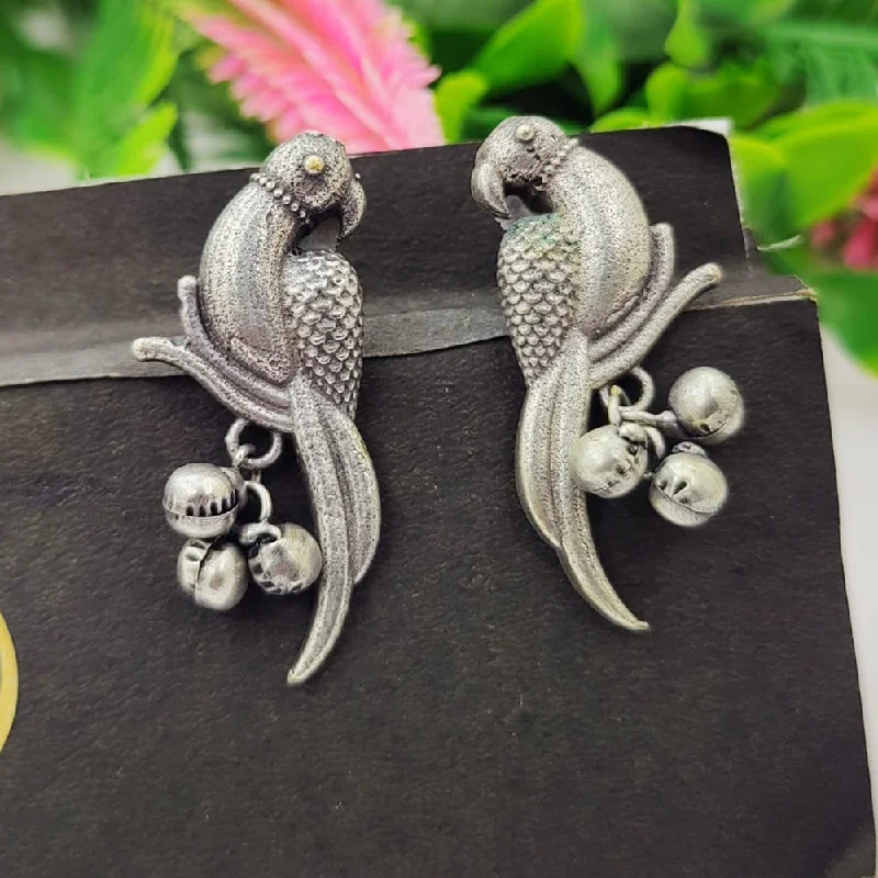 women ear cuff earrings -Fancyla 2 Tone Plated Perot Style Ghungroo Jhumki Earrings