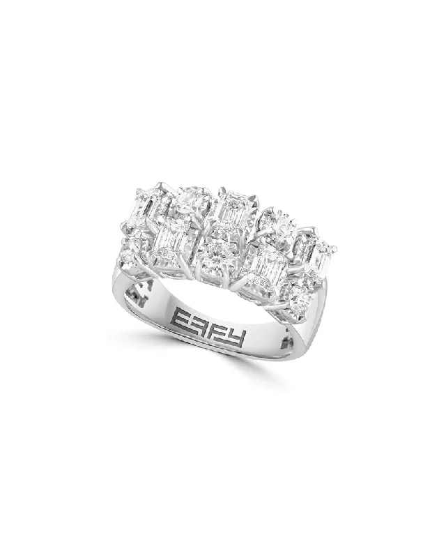 women solitaire engagement rings -Effy Fine Jewelry 14K 2.01 ct. tw. Lab-Grown Diamond Ring