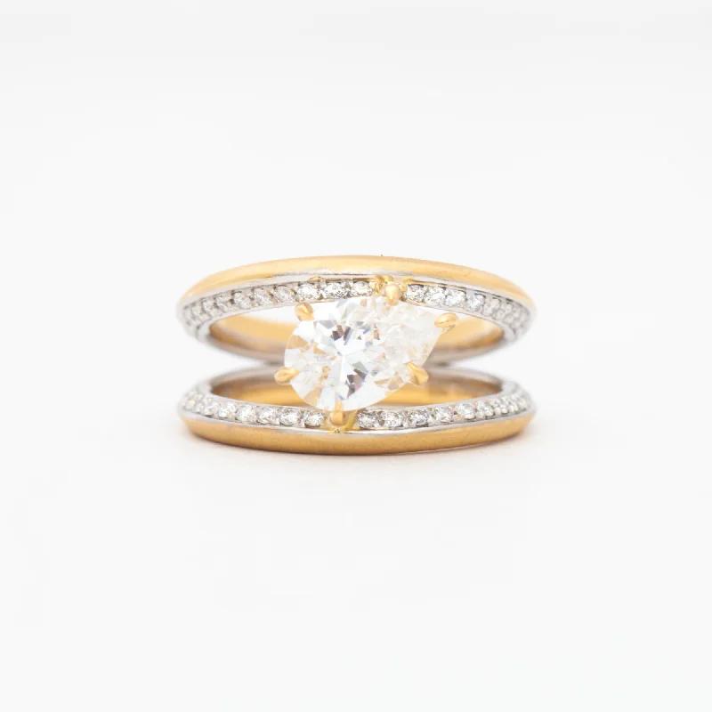 women elegant wedding rings -Selma Solitaire Ring