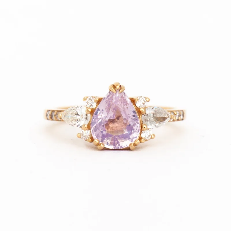 women luxury engagement rings -2.07 ct Pink Sapphire Rosalind Ring