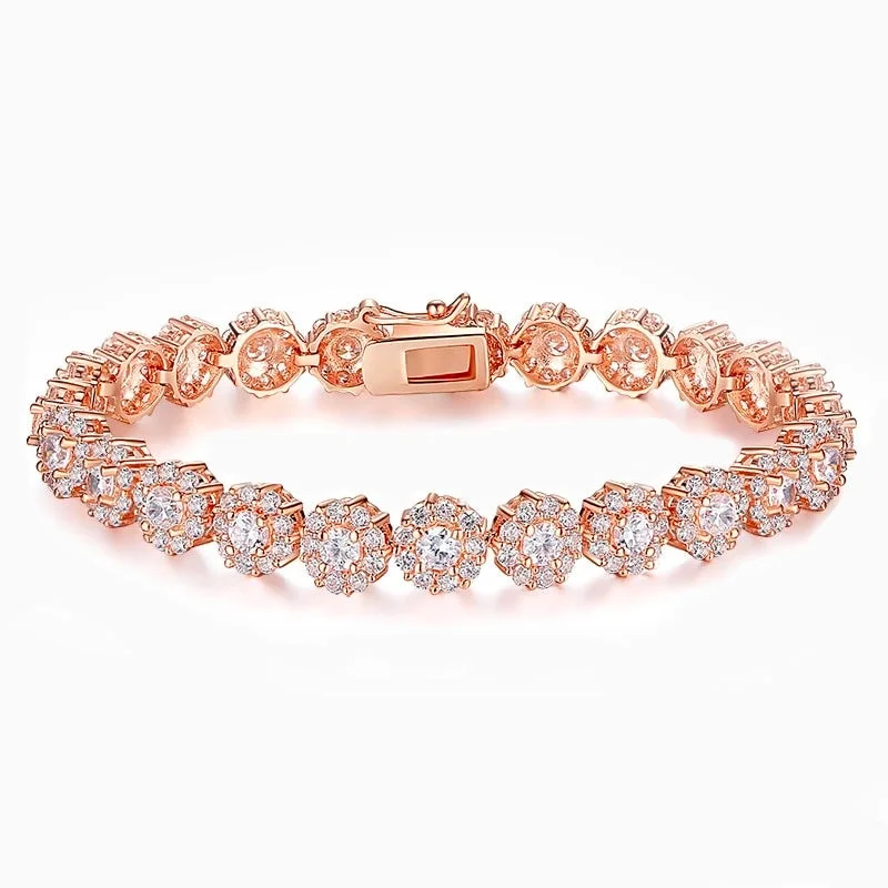 women vintage bangles -Verano Moments Rose Gold Bracelet