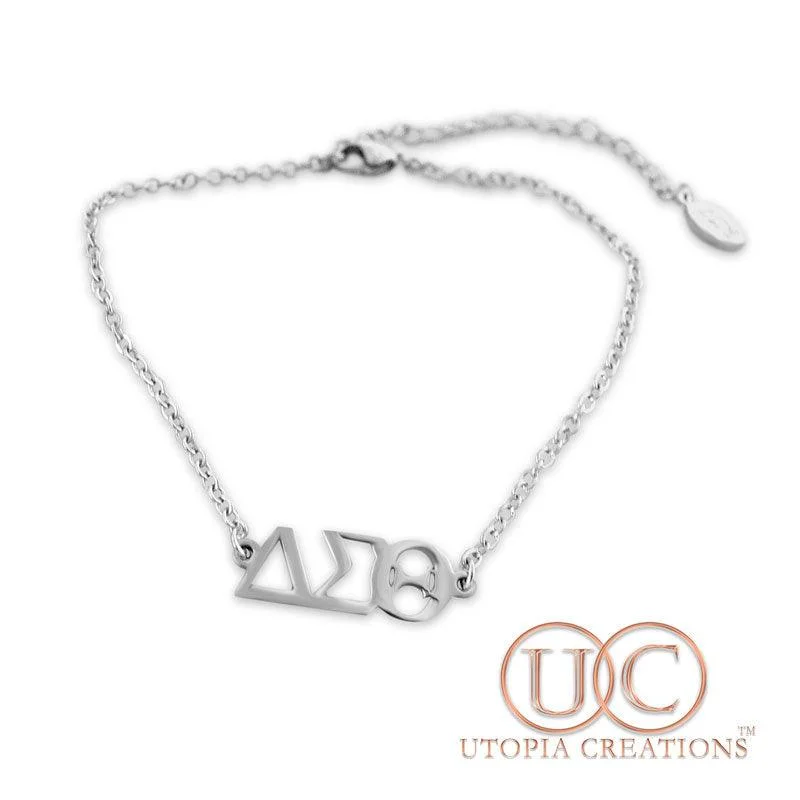 women statement bangles -ΔΣΘ Bracelet/Anklet (Stainless Steel)