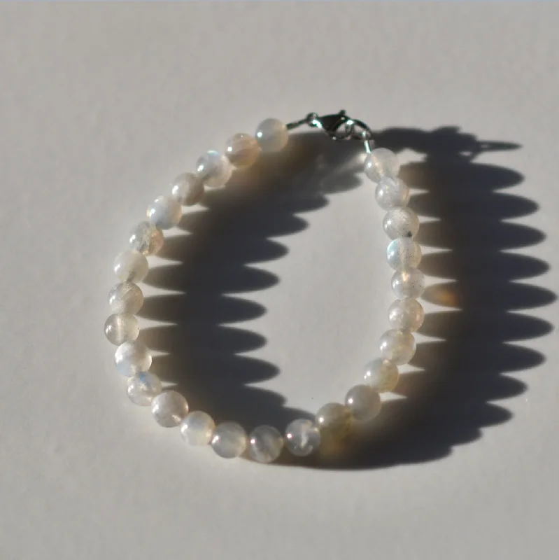 women beaded bracelets -Beaded Gemstone Bracelet/Anklet