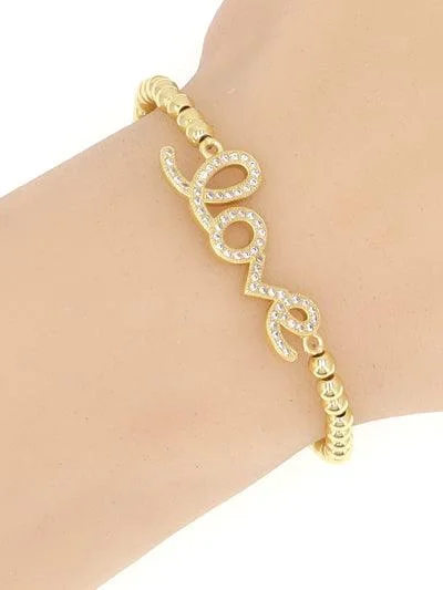 women men’s bracelets -Love Stretch Bracelet