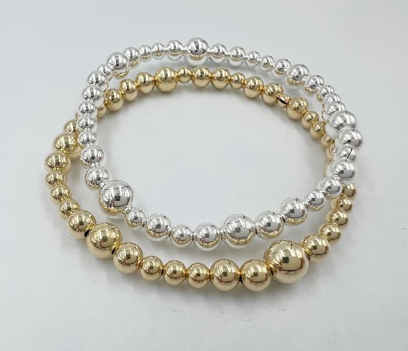 women bracelets -Mixed Ball Bracelet