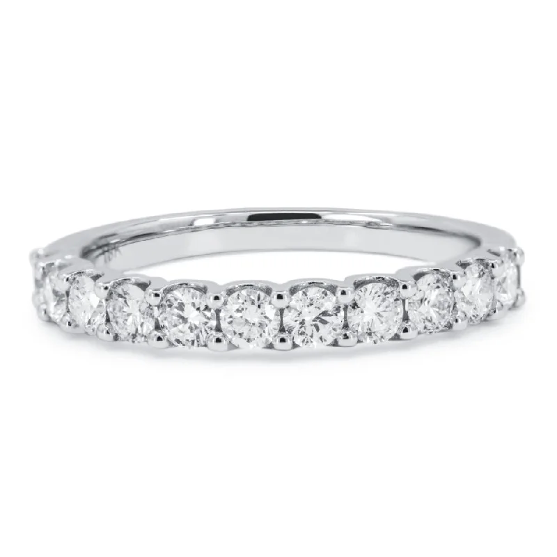 women oval diamond engagement rings -14K White Gold,white Diamond Ring