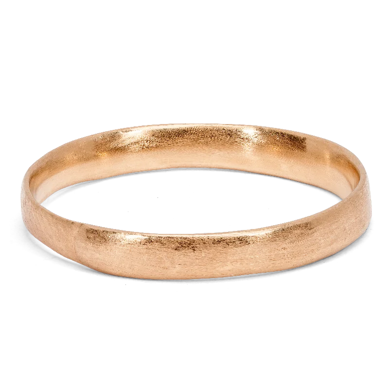 women wide band rings -Slim Nilos Ring in Rose - Made to Order