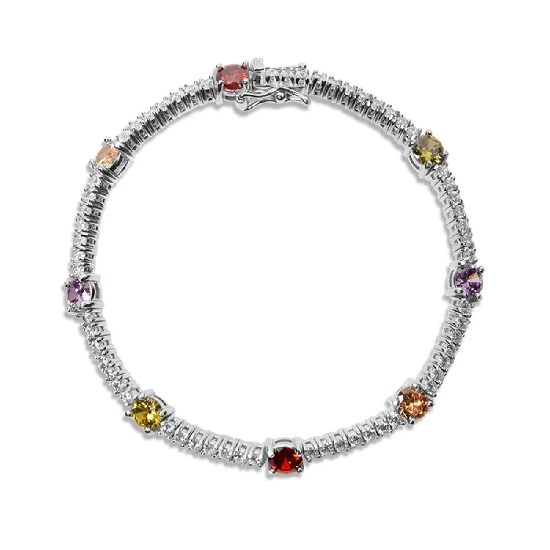 women men’s bracelets -THE MULTI COLOR TENNIS BRACELET